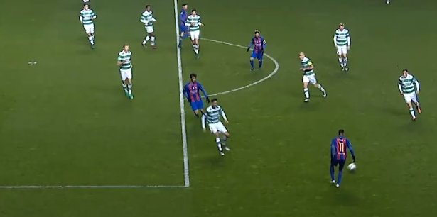 踢爆后防线！巴萨时期梅西对凯尔特人梅开二度